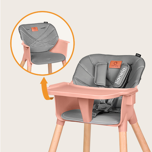 lionelo Koen Beige Sand — Krzesełko do karmienia